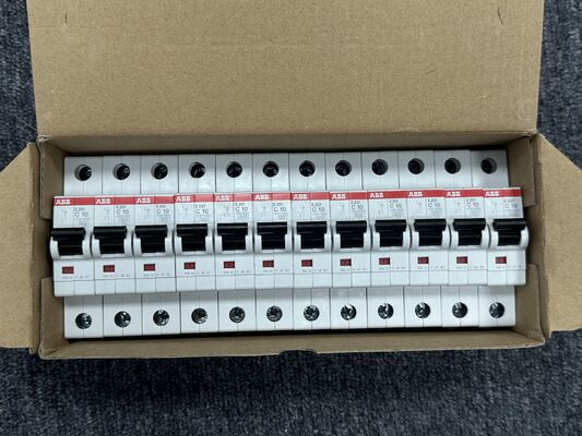 ABB S201-C10 เครื่องตัดวงจรขนาดเล็กที่มีความน่าเชื่อถือสูง สําหรับการป้องกันความดันต่ํา