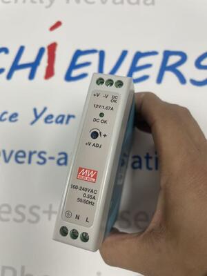 แหล่งจ่ายไฟราง DIN Mean Well MDR-20-12 สำหรับอุตสาหกรรม