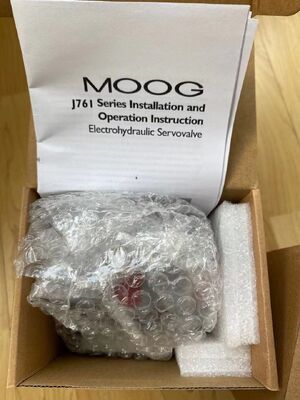MOOG J761-003 วาล์วเซอร์โฮดรอลิกไฟฟ้า