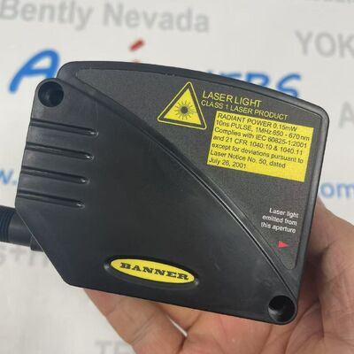 เซ็นเซอร์เลเซอร์แบบสะท้อนแสงแบบเวลาเที่ยวบินความแม่นยำสูง BANNER LT3PILVQ