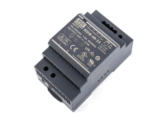 MW Mean Well HDR-60-24 Ultra Slim DIN รถไฟฟ้าไฟฟ้า