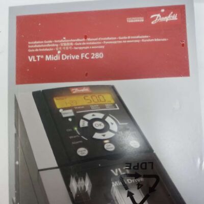 Danfoss FC-280P4K0T4E20H2BXCXX VLT Midi Drive 4kW 380-480V Profibus ตัวแปลงความถี่ AC
