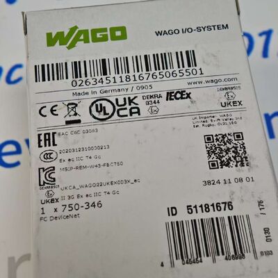 WAGO 750-346 เครื่องเชื่อมรถเมล์บัสอุปกรณ์เน็ต ECO