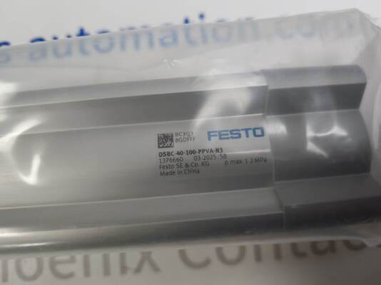 Festo DSBC-40-100-PPVA-N3 ซิลินเดอร์ปนิวเมติกมาตรฐานที่มีผลการทํางานสองครั้ง