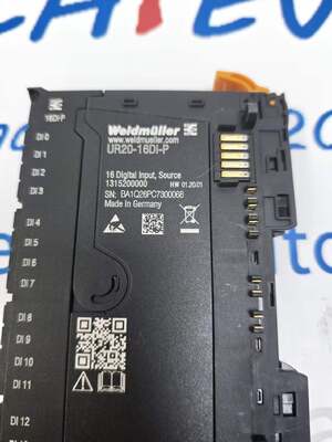 Weldmuller UR20-16DI-P u-remote 16-Channel PNP Digital Input Remote I/O Module หน่วยการเข้าและออกทางไกล