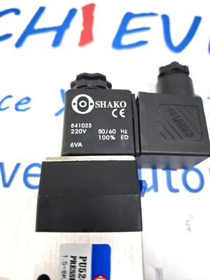 SHAKO PU520-02S 5/2 Way Pilot Solenoid Valve ปริมาตรฐานการใช้งาน