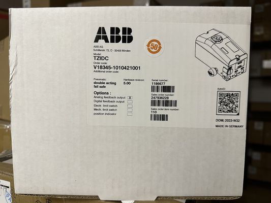 V18345-1010421001 V18345 เครื่องตั้งตําแหน่งวาล์ว ABB TZIDC เครื่องตั้งตําแหน่งอิเล็กทรอร์นิวเมติก