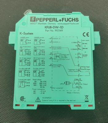 เครื่องตรวจวัดความเร็วหมุน Pepperl + Fuchs KFU8-DW-1.D ความถี่การสลับ ≤ 10 Hz และขนาดเป้าหมาย 0.3 mm