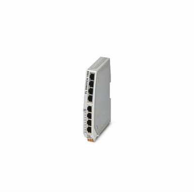 FL SWITCH 1008N 1085256 Industrial Ethernet Switch ด้วยระดับการป้องกัน IP54 และ 0.05 cm-1 Cell Constant