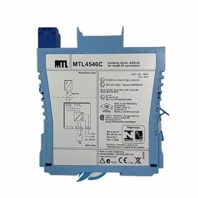 MTL4546C ตัวแยกที่ปลอดภัยในตัว ระยะสัญญาณ การออก 4 ถึง 20mA การแสดงพลังงานสีเขียว