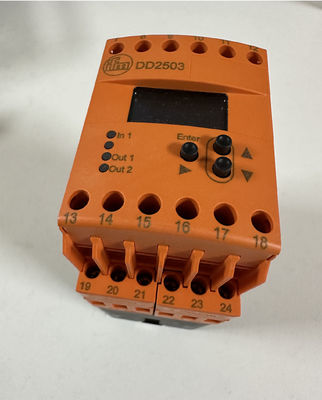 หน่วยประเมินการตรวจสอบความเร็ว IFM DD2503 พร้อมช่วงการวัด -100...600 °C และกระแสไฟ 3000