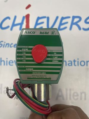 พิกัดแหล่งจ่ายไฟอินพุต 24 VDC ประเภทขั้วต่อ RJ45 วาล์วโซลินอยด์ ASCO 8320G202 สำหรับงานอุตสาหกรรม