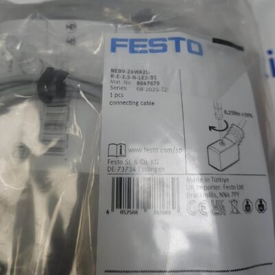 Festo NEBV-Z4WA2L-R-E-2 สายเชื่อมซอลีนอยด์แวลล์