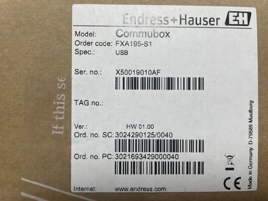 E+H FXA195-S1 Commubox โมเดม USB/HART ที่ปลอดภัย