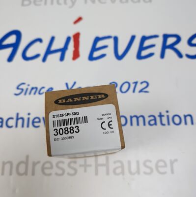 เซ็นเซอร์โฟโตอิเล็กทริก BANNER S18SP6FF60Q แบบฟิลด์คงที่