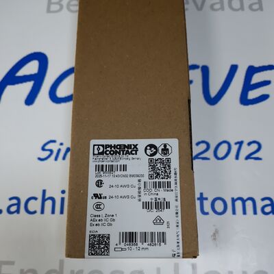 Phoenix Contact PT 2.5-PE บล็อกเทอร์มินัลแบบ Push-in สำหรับสายดินป้องกัน