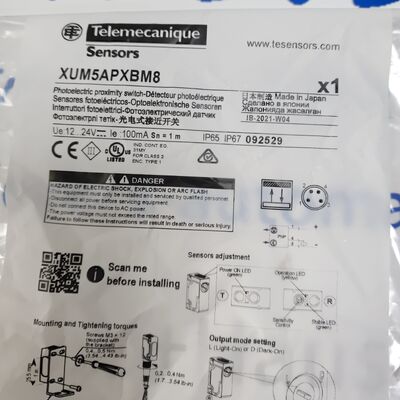 เซ็นเซอร์โฟโตอิเล็กทริกแบบกระจายขนาดเล็ก Telemecanique XUM5APXBM8