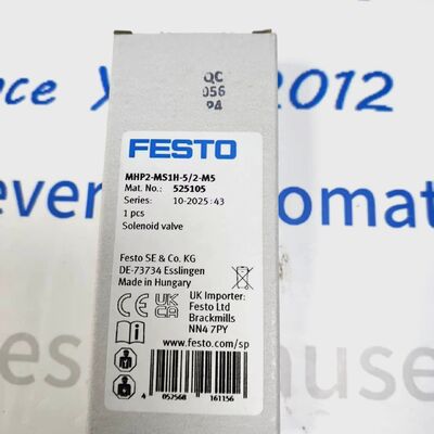 Festo MHP2‐MS1H‐5/2‐M5 วาล์วซอลีนอยด์ป๊อปเป็ตความเร็วสูง