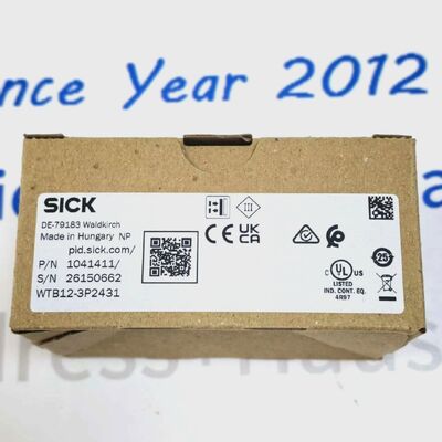 SICK WTB12-3P2431 เครื่องตรวจจับแสงไฟฟ้าที่ปราบปรามพื้นหลัง