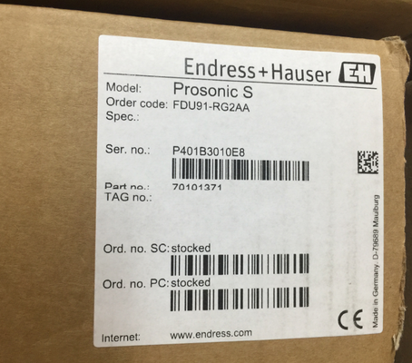 E+H FDU91-RG2AA เครื่องตรวจจับระดับความรุนแรงด้วยเสียงฉาย