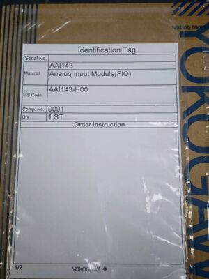YOKOGAWA AAI143-H00 โมดูลการเข้าแบบแอนาล็อกแยก 16 ช่อง
