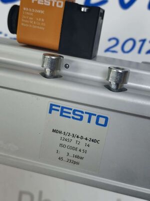 โซลินอยด์วาล์ว FESTO MDH-52-34-D-4-24DC, ชุดคอยล์วาล์ว 24VDC