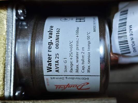 วาล์วควบคุมน้ํา Danfoss AVTA 25 วาล์วเทอร์โมสตติก DN25 PN16