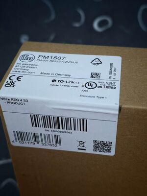 ifm PM1507 เครื่องตรวจจับแรงดันอิเล็กทรอนิกส์ เครื่องส่งแรงดันอุตสาหกรรม